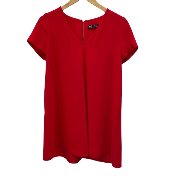 midi blue satin dress Boat Neck Slip a-line dresses Color:Red + Heart Sleeve This woven textured satin Loft Women’s Dress Vibrant